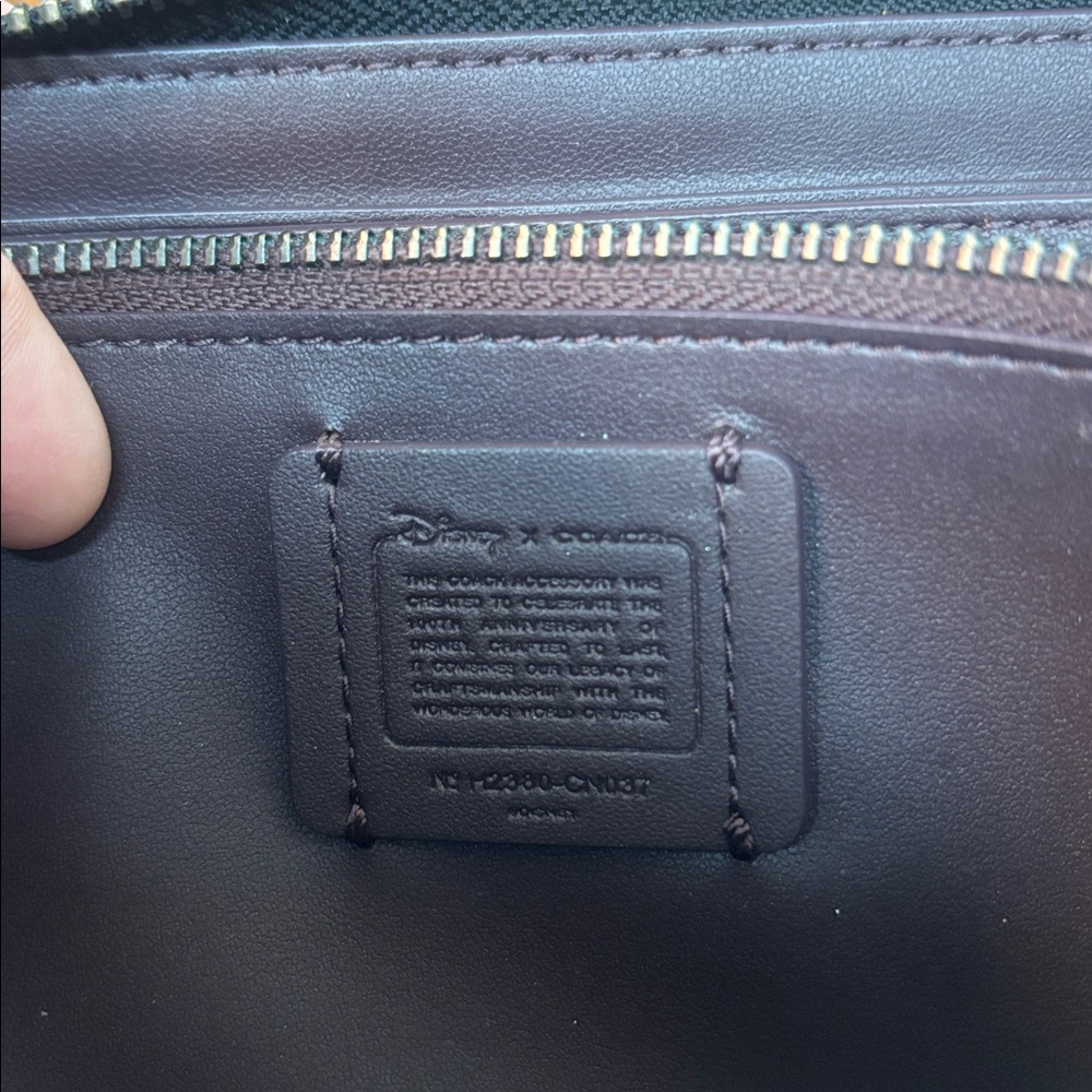 COACH x DISNEY Mickey Mouse long zip around leather wallet - Picture 6 of 12